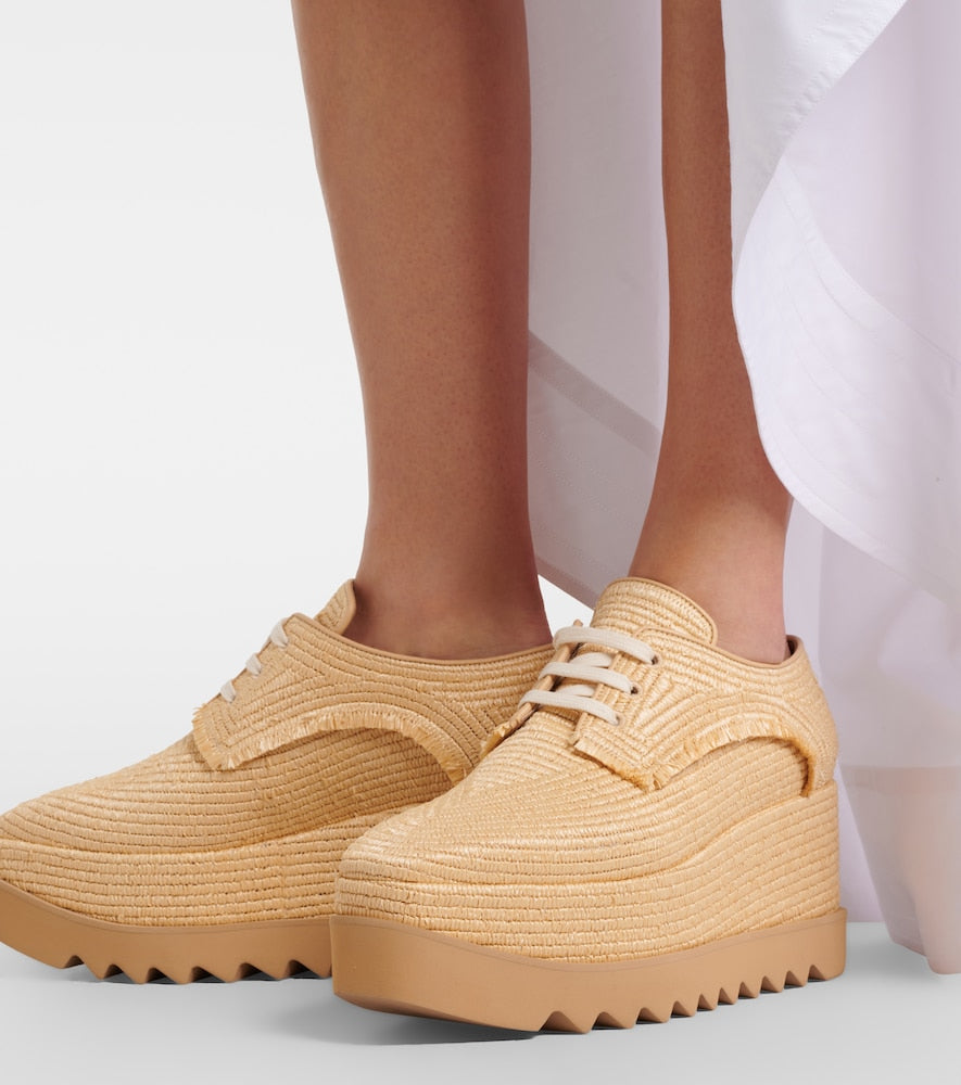Stella McCartney Elyse woven platforms