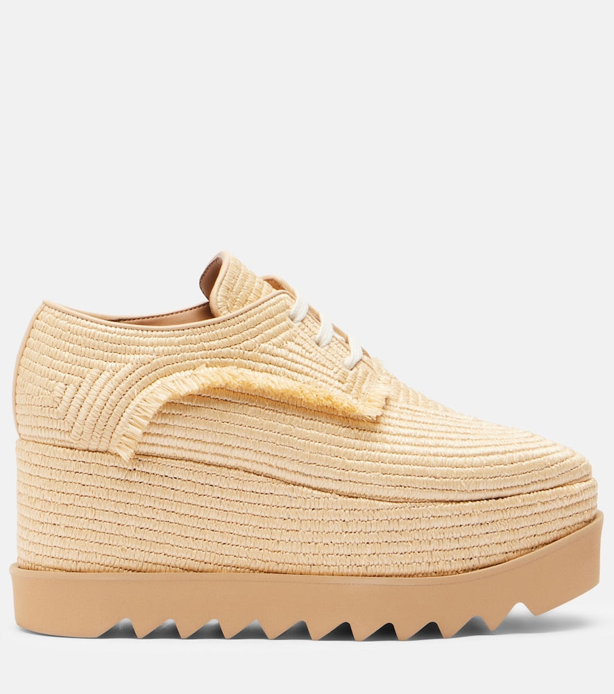 Stella McCartney Elyse woven platforms