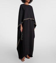Stella McCartney Embellished caped maxi dress