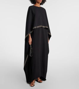 Stella McCartney Embellished caped maxi dress