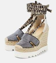Stella McCartney Embellished espadrille wedges