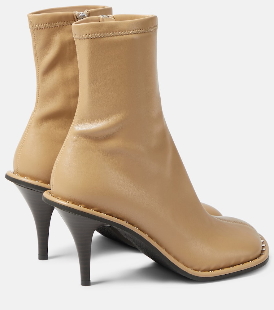 Stella McCartney Embellished faux leather ankle boots