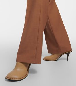 Stella McCartney Embellished faux leather ankle boots