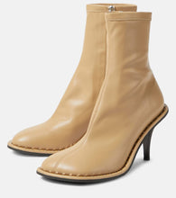 Stella McCartney Embellished faux leather ankle boots
