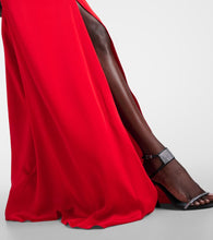 Stella McCartney Embellished halterneck satin gown