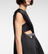 Stella McCartney Embellished satin minidress