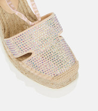 Stella McCartney Embellished wedge espadrilles