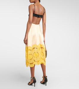 Stella McCartney Embroidered cutout gown
