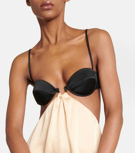 Stella McCartney Embroidered cutout gown