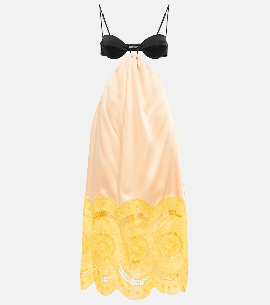 Stella McCartney Embroidered cutout gown. Stella McCartney 刺绣镂空礼服