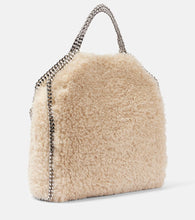 Stella McCartney Falabella Large faux shearling tote bag