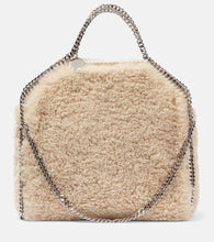 Stella McCartney Falabella Large faux shearling tote bag. Shop Stella McCartney Tote Bags for women now.