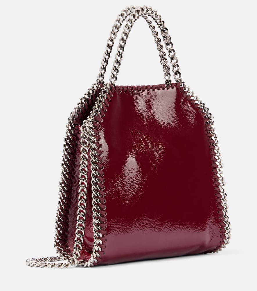 Stella McCartney Falabella Small faux patent leather tote bag
