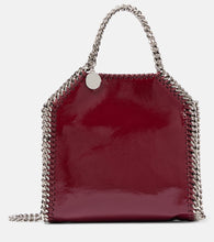 Stella McCartney Falabella Small faux patent leather tote bag. Shop Stella McCartney Top-Handle Bags for women now.