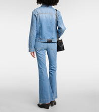 Stella McCartney Falabella chain-detail denim jacket