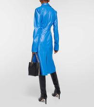 Stella McCartney Faux leather shirt dress