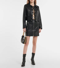 Stella McCartney Faux leather shirt jacket