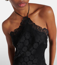 Stella McCartney Floral jacquard lace midi dress