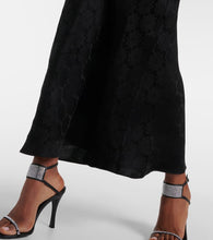 Stella McCartney Floral jacquard lace midi dress