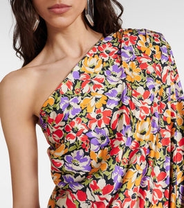 Stella McCartney Floral one-shoulder minidress