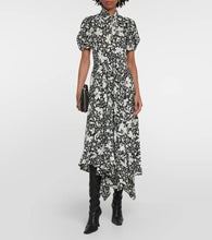 Stella McCartney Floral silk midi dress