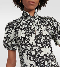 Stella McCartney Floral silk midi dress