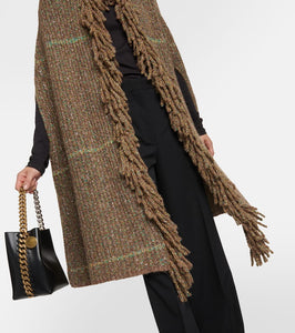 Stella McCartney Fringed poncho