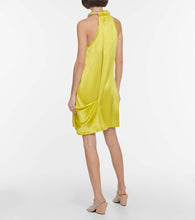 Stella McCartney Halterneck satin minidress