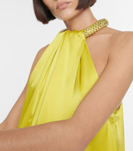 Stella McCartney Halterneck satin minidress