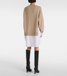Stella McCartney Layered virgin wool sweater