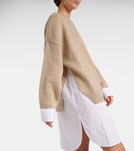 Stella McCartney Layered virgin wool sweater