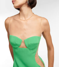 Stella McCartney Mesh-paneled  minidress
