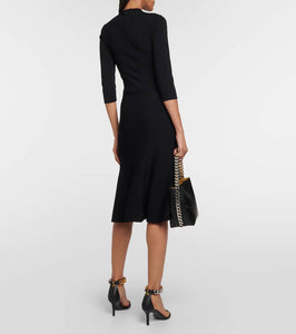 Stella McCartney Mockneck midi dress