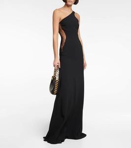 Stella McCartney One-shoulder cady maxi dress
