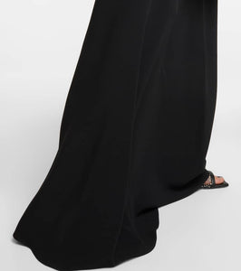 Stella McCartney One-shoulder cady maxi dress