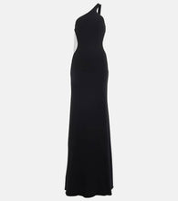 Stella McCartney One-shoulder cady maxi dress