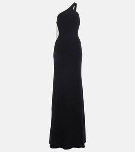 Stella McCartney One-shoulder cady maxi dress