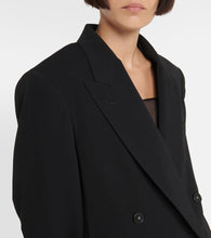 Stella McCartney Oversized double-breasted wool-blend jacket