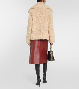 Stella McCartney Oversized teddy coat