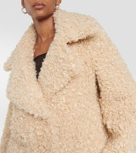 Stella McCartney Oversized teddy coat