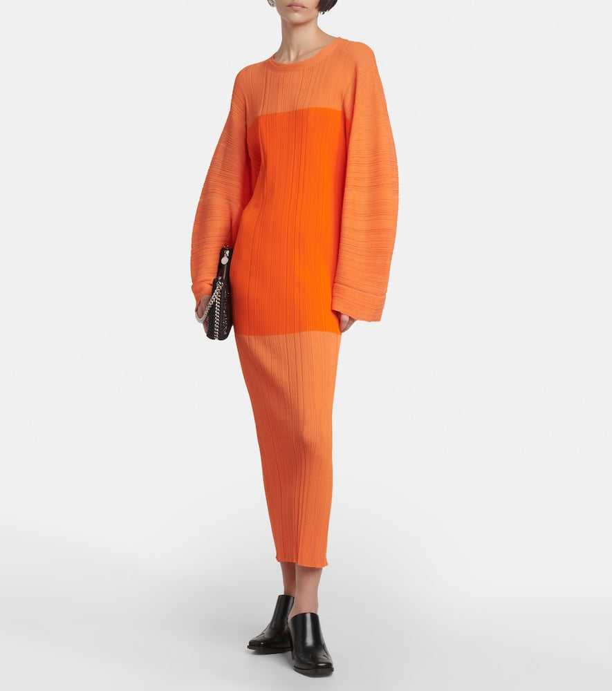 Stella McCartney Pliss√É¬© midi dress