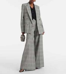 Stella McCartney Prince of Wales check wool blazer