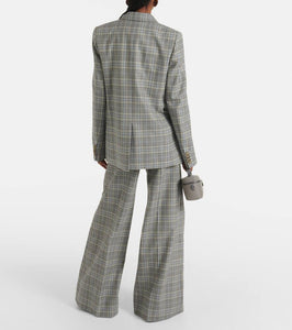 Stella McCartney Prince of Wales check wool blazer