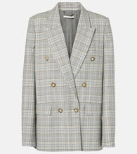 Stella McCartney Prince of Wales check wool blazer