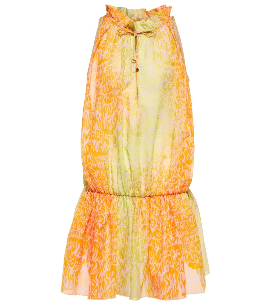 Stella McCartney Printed cotton minidress. Stella McCartney 印花棉质迷你连衣裙