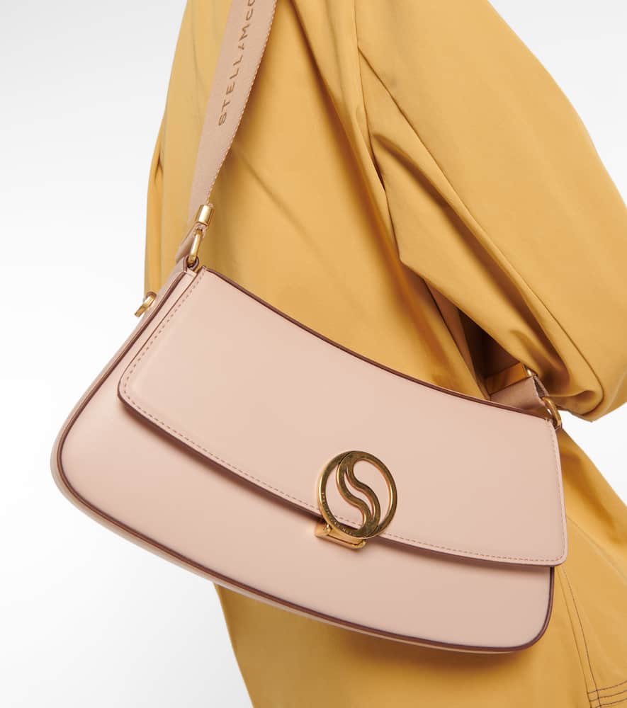 Stella McCartney S-Wave faux leather shoulder bag