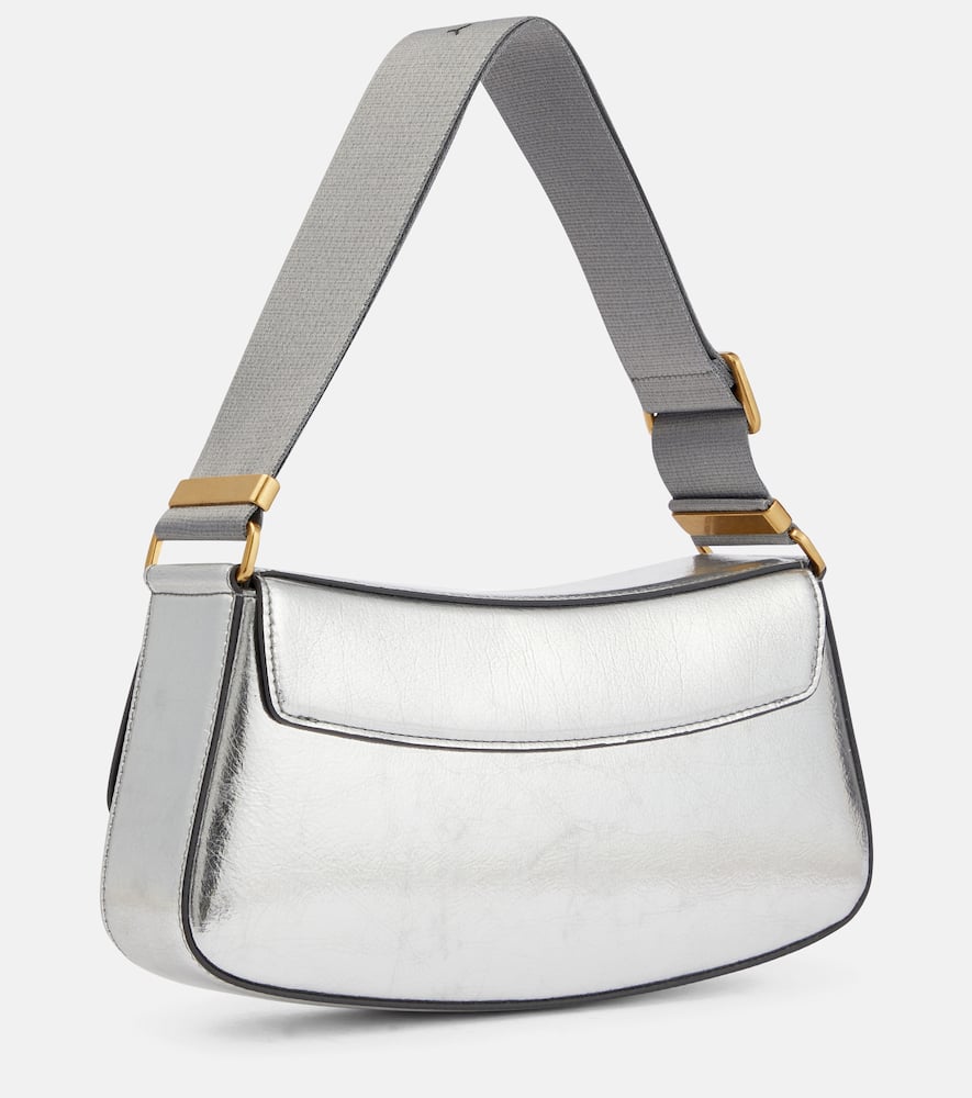 Stella McCartney S-Wave metallic shoulder bag