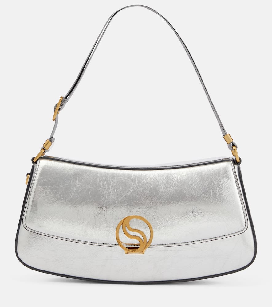 Stella McCartney S-Wave metallic shoulder bag