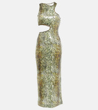 Stella McCartney Sequined cutout midi dress. Stella McCartney 亮片镂空中长连衣裙