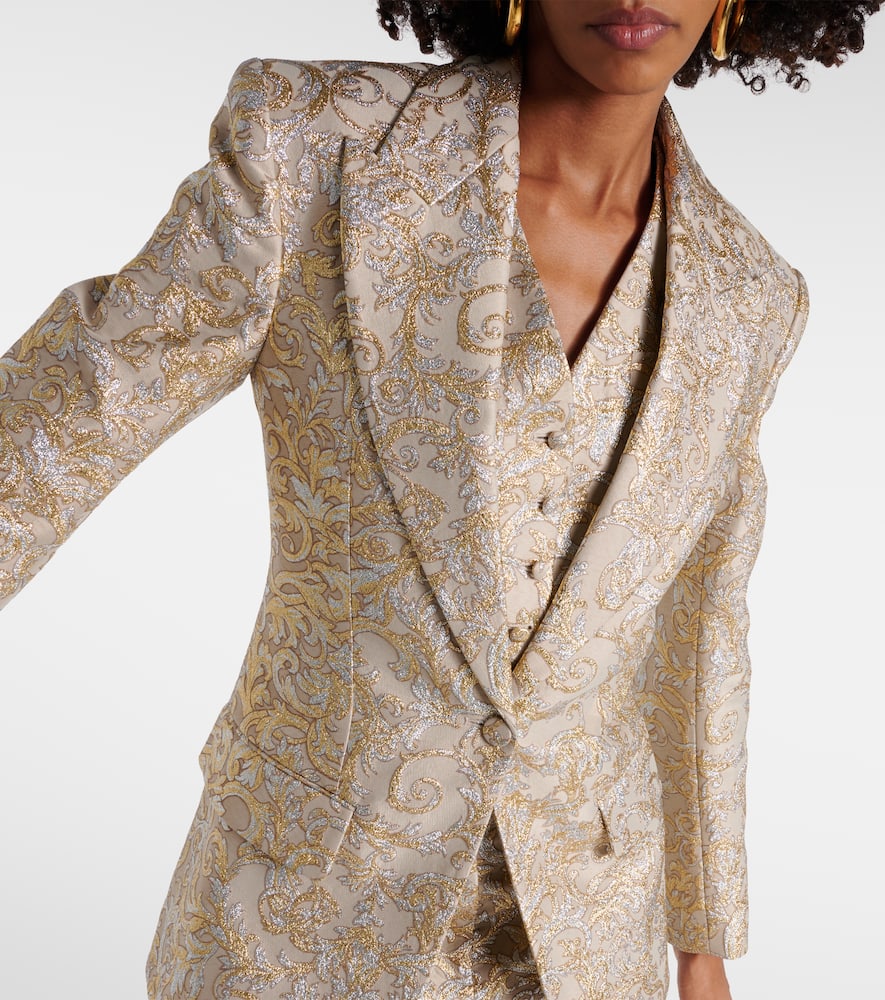 Stella McCartney Single-breasted brocade blazer